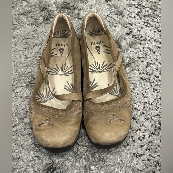 Ahnu Shoes - AHNU Mesh Leather Mary Jane Walking Shoes